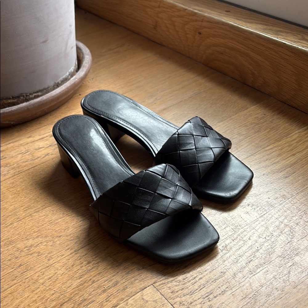 Marc Fisher slide sandals with block heel